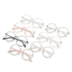 thumbnail image 4 of Gafas anti-luz azul Kickoff para mujer, gafas planas, marco de Metal cuadrado Retro de estilo coreano para hombre, 4 of 5