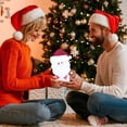 thumbnail image 6 of Luoshdecor Christmas Candy Jars with Snowman Santa Elk Lid,5.9 in Plastic Clear Cookie Jar Snack Food Storage Container for Holiday Party Gift, 6 of 8