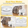 thumbnail image 5 of PcEoTllar Wireless Cat Water Fountain Cordless, Battery Operated Cat Fountain, 33.8oz/1000mL Automatic Pet Water Dispenser Rechargeable Drinking Fountains for Cats and Dogs, 5 of 7