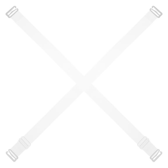 IFANLANDOR 2Set Bra Strap Transparent Silicone Adjustable Non-Slip Support Underwear Accessories for Women Daily Use