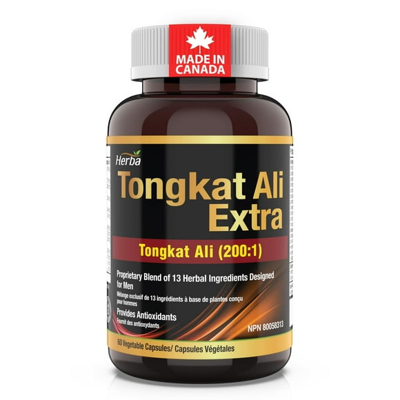 Herba Tongkat Ali Extract – 60 Capsules | 10,000mg Raw Tongkat Ali Root Equivalent | Testosterone Booster for Men