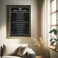 thumbnail image 3 of 12 Laws of the Universe Poster Inspirational Quotes Wall Art Motivational Sayings Print Spiritual Decor for Living Room Office Bedroom Home, 3 of 5
