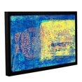 thumbnail image 2 of ArtWall Elena Ray "Blue with Stencils" Gallery-Wrapped Floater-Framed Canvas, 2 of 2