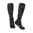 thumbnail image 4 of Fotbe I love you Mom print Women's Men's Novelty Crew Socks Cotton Socks Knee High Socks for Walking,Running,Nurses,Pregnancy, 4 of 9
