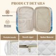 thumbnail image 4 of TSOVTHRID Dolphin Sunset Sky Print Bible Cover Case Church Bag for Christian, Bible Case with Portable Handle, Zippered Blue Quilted Bibles Protective Cover for Women Men, 10.6 x 8.3 x 2.2 Inch, 4 of 7