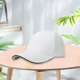 thumbnail image 2 of TRUBKH Denim Hat 4th of July Hats for Women Cap Racks for Baseball Caps Breathable Hats for Men Beach Hat Women Baseball Caps for Women Beach Hat White A, 2 of 3