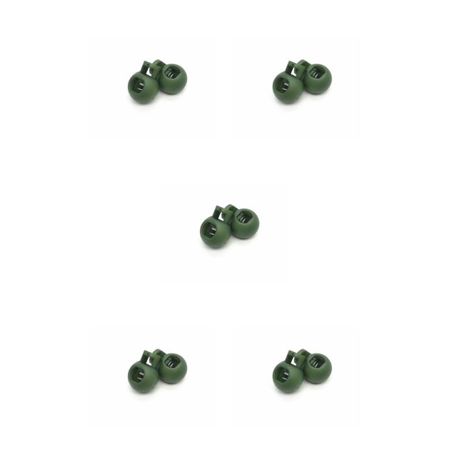 Inteprter 2 uds tapones de cordón bloqueo extremo palancas ajuste costura apriete cerraduras cuerda cierre ropa deportiva botón verde militar Type2 NO2 Inteprter CBP476475