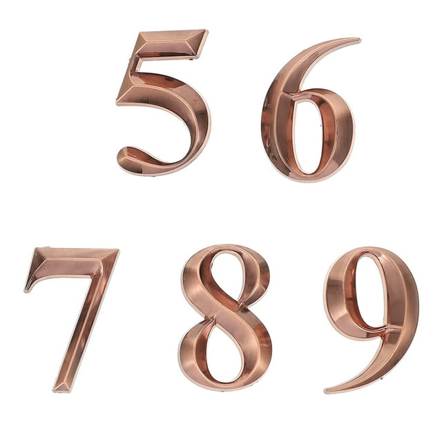 1 Bag Self Adhesive Door Number Apartment Hotel House Door Number Sticker