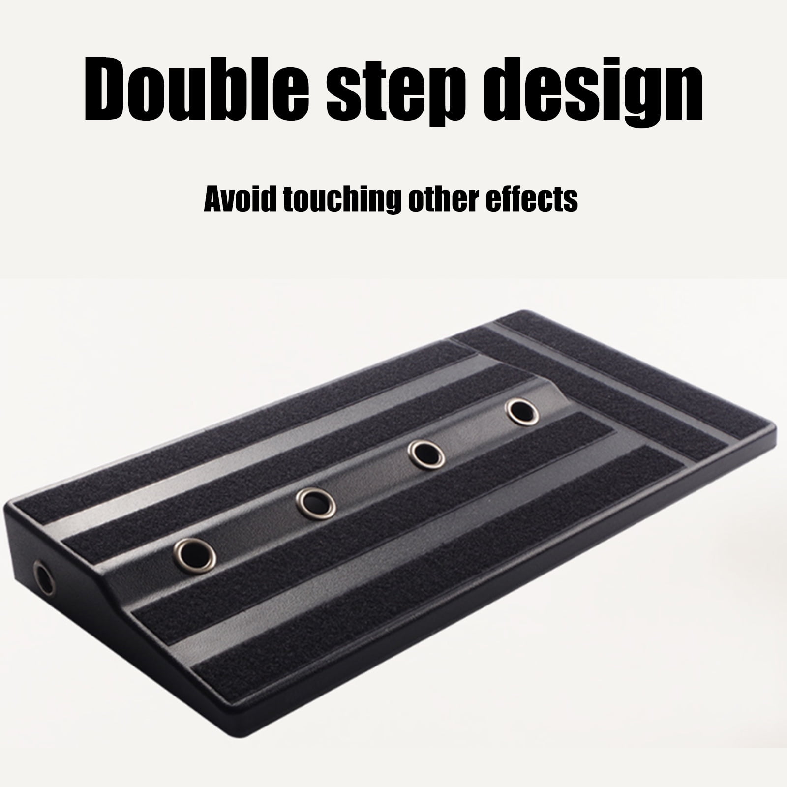 Guitar Pedal Accessories Guitar Pedal Panel with Sticking Tape Guitar Effects Pedal Board Sturdy Guitar Pedalboard Case