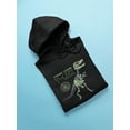 thumbnail image 3 of T-rex Fossil   Hoodie Women -Image by Shutterstock, Female Large, 3 of 4