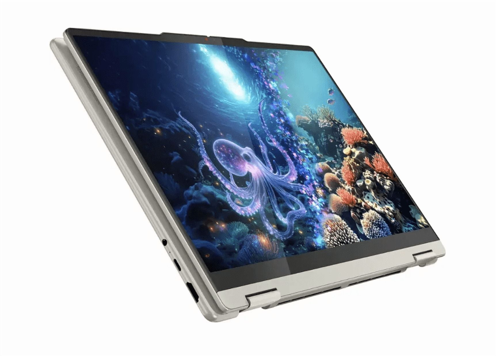 Lenovo Yoga AI Powered 2-in-1 Laptop 14.0in Touchscreen OLED WUXGA Display (AMD Ryzen AI 5 340, 16GB LPDDR5X, 512GB SSD, Backlit KB, Fingerprint, WiFi 7, Webcam, Bluetooth 5.4, Win 11 Home)