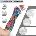 thumbnail image 7 of COEQINE Boho Mandala Flower Arm Cast Cover Arm Cast Sleeve with Thumb Cover Size S Fabric Protectors for Wounds Machine Washable Wound Care Supplies for Kids Girls Women, 7 of 7