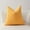 Yellow, variant on Soft Weave Pillowcase Cover, Standard Size 17.71x17.71 Inches, Breathable & Face-Friendly Polyester Pillow Sham, Envelope Closure, Pack of 1, in Multiple Colors