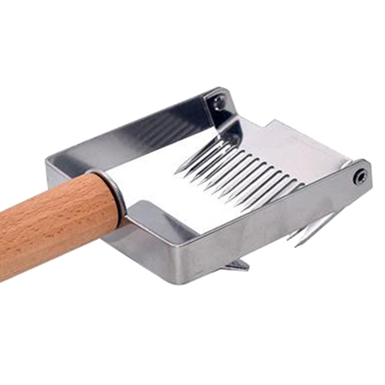 New Stainless Steel Bee Hive Uncapping Honey Fork Scraper Shovel Tool Beekeeping 