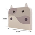 thumbnail image 5 of Cojín de parachoques de cama,cuna almohada parachoques juego de cama protector de cabeza,cama de bebé parachoques protección cojín almohada Valla,Cojín protector de cuna para cama Vaca 50cm, 5 of 5