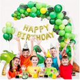 thumbnail image 3 of Dinosaur Party Balloons Dinosaur Happy Birthday Party Banner Garland Arch Kit, 3 of 4