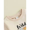 thumbnail image 6 of BemeyourBBs Baby Boy First Birthday Outfit Wild One Birthday 1st Birthday Clothes Long Sleeve Crewneck Animal Sweatshirt with Sweatpants Cute Infant Spring Fall Winter Clothes, 6 of 10
