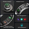 thumbnail image 2 of Anillo Fitness R11 Con Pantalla Y Monitor Touch Health & (Silver 11), 2 of 9