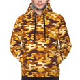 thumbnail image 2 of Bingfone Desert Camouflage Men's Drawstring Hoodie Long Sleeve Pocket Sweatshirts-Medium, 2 of 6
