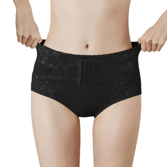 Panties for Women,High Waist Shapewear Shorts for Women Lifting Thigh Body Panties Comfortable Everyday Wear,Womens Underwear,Black,XL