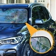 thumbnail image 3 of Yayeee Car Windshield Sun Shade Universal Fit Front Visor Protector, Blue Floral Window, 3 of 8