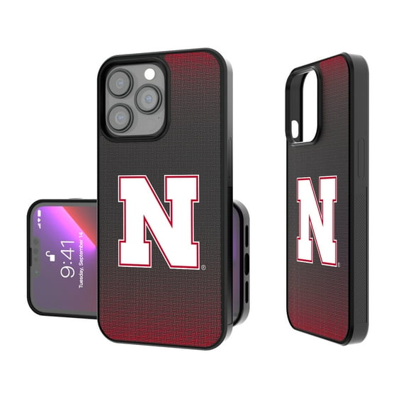 Nebraska Huskers Linen Logo iPhone Bump Case