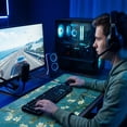 thumbnail image 6 of sixwipe XXL Gaming Mouse Pad, 35.4" x 15.7" Non-Slip Desk Mat, 3mm Thick Stitched Edge Rubber Base, Large Computer Keyboard Pad for Work, Game, Office & Home, 6 of 8