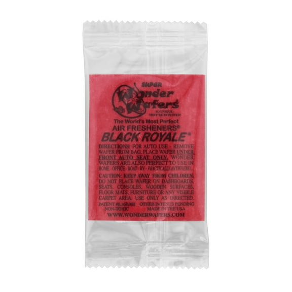 Wonder Wafers Black Royale Scent Automotive Air Freshener Wafer - 50 Pack