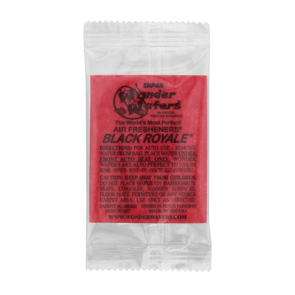 Wonder Wafers 3050 BLACK ROYALE Scent Car Truck Air Freshener Wafer 50 Pack