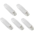 thumbnail image 1 of Jinsinto 5pcs Wall Sticker Self-adhesive Plug-in Cable Socket Organizer Power Fixer Strip Holder, 1 of 5
