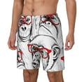 thumbnail image 2 of Gaeub Monkey Mens Swim Trunks Stretch Beach Shorts Quick Dry for Men Swim Shorts Swimwear with Pockets- XX-Large, 2 of 9