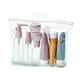 thumbnail image 2 of Botellas de viaje para artículos de tocador, rellenables para crema acondicionadora, regalos navideños Morandi, 2 of 9