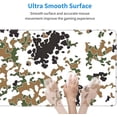 thumbnail image 5 of Winter Camouflage Gaming Mouse Pad Large Mouse Pad (31.5x11.8 Inch) Non-Slip Rubber Base Large Desk Mat Desk Protector for Home Office Gaming Work, 5 of 5