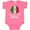 Hot Pink, variant on Inktastic I'm So Cute, I Must Be Italian Sunflower Italy Flag Boys or Girls Baby Bodysuit