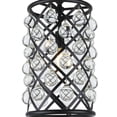 thumbnail image 5 of Urban Classic Madison 1-Light Metal Royal Cut Pendant in Matte Black, 5 of 7