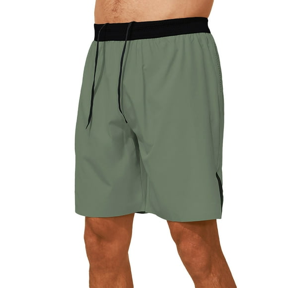 Diufon Men's Athletic Shorts Drawstring Waisted Outdoor Sport Shorts Spring Summer Hiking Shorts with Pockets