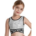 thumbnail image 3 of Miutii Kids Girls Dance Clothing Set Hip Hop Modern Jazz Performance Costume 3 Pieces Active Outfit Tracksuit Silver 16, 3 of 5