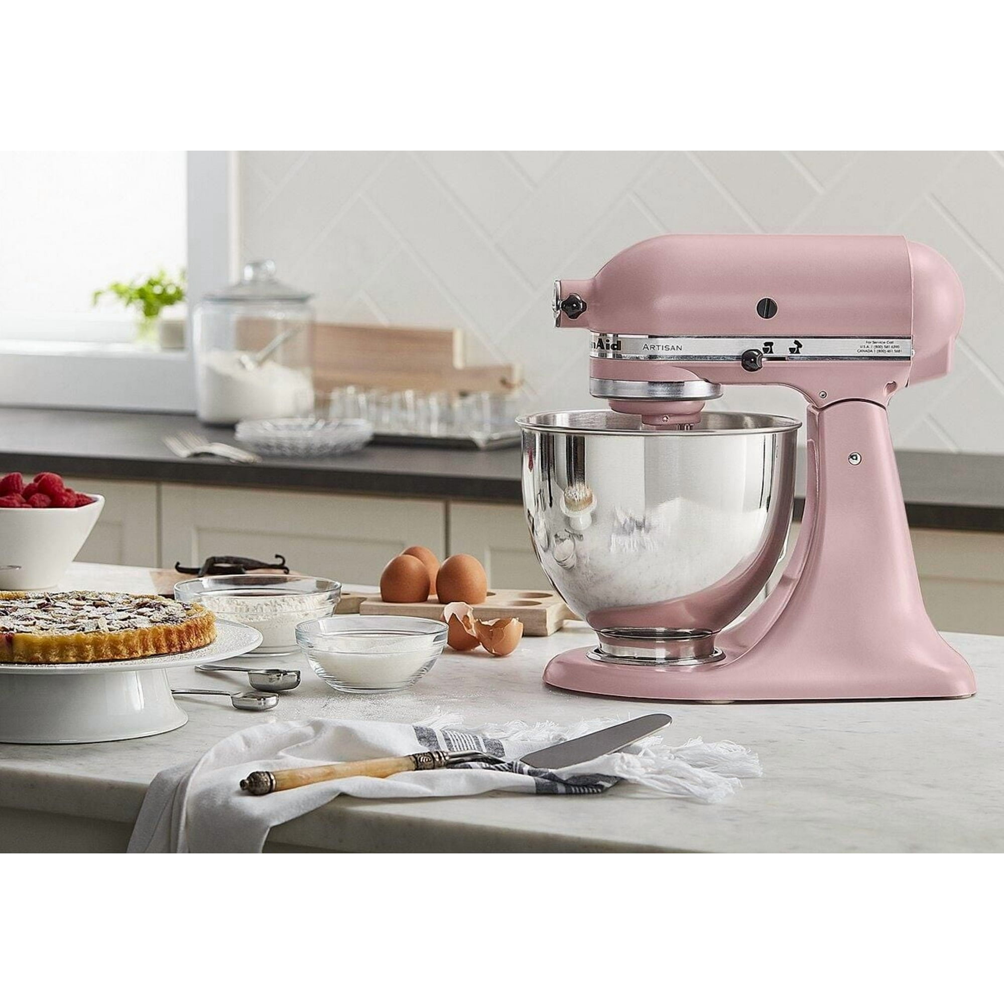 KitchenAid Artisan スタンドミキサー ピンク KitchenAid® Artisan® Series 5-Quart Tilt-Head Stand Mixer - Walmart.ca