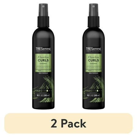 (2 pack) Tresemme Flawless Curls Women's Hairspray with Coconut and Avocado Oil, 10 oz