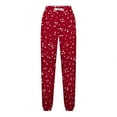 thumbnail image 5 of Nmnitkp Sweatpants Women Fall Fashion 2025 Baggy Joggers Workout Lounge Lightweight Comfy High Waisted Athletic Sweat Pants Red,L, 5 of 5