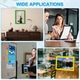 thumbnail image 7 of 4 x 6 Inch Magnetic Sign Holder, 12Pcs Self-Adhesive Magnetic Border Wall Mount Picture Frames Document Holder for Wall Window Home Office Store Poster, Green, 7 of 7