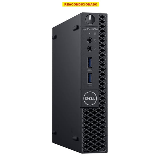 CPU Dell 3060 MINI Intel Core i3-8ª Gen 16 GB RAM 500GB HDD Windows 10 Pro REACONDICIONADO