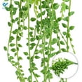 thumbnail image 2 of Deago 2Pcs 35.4" Artificial Succulents Hanging Plants Fake String of Pearls Simulation Greenery Plants for Wall Home Kitchen Office Garden Wedding Decor, 2 of 9
