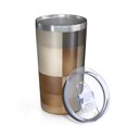 thumbnail image 2 of Brown and Grey Abstract Art Artwork 10oz Tumblers Stainless Steel Tumbler with Lid and Straw,Vacuum Insulated Double Wall Travel Tumbler Cups with Cleaning Brush for Coffee, Tea, 2 of 4