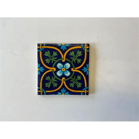 Talavera L119 4X4 4 x 4 in. Mexican Decorative Tiles, L119 - Pack of 4