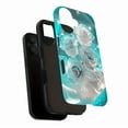 thumbnail image 3 of Sparkling Floral Women’s iPhone Case – Perfect for Valentine’s Day & Mother’s Day, Dazzling Blue Gradient Roses with Shimmering Glitter, Protective & Stylish, Compatible with iPhone 11/12/13/14/15/16, 3 of 9