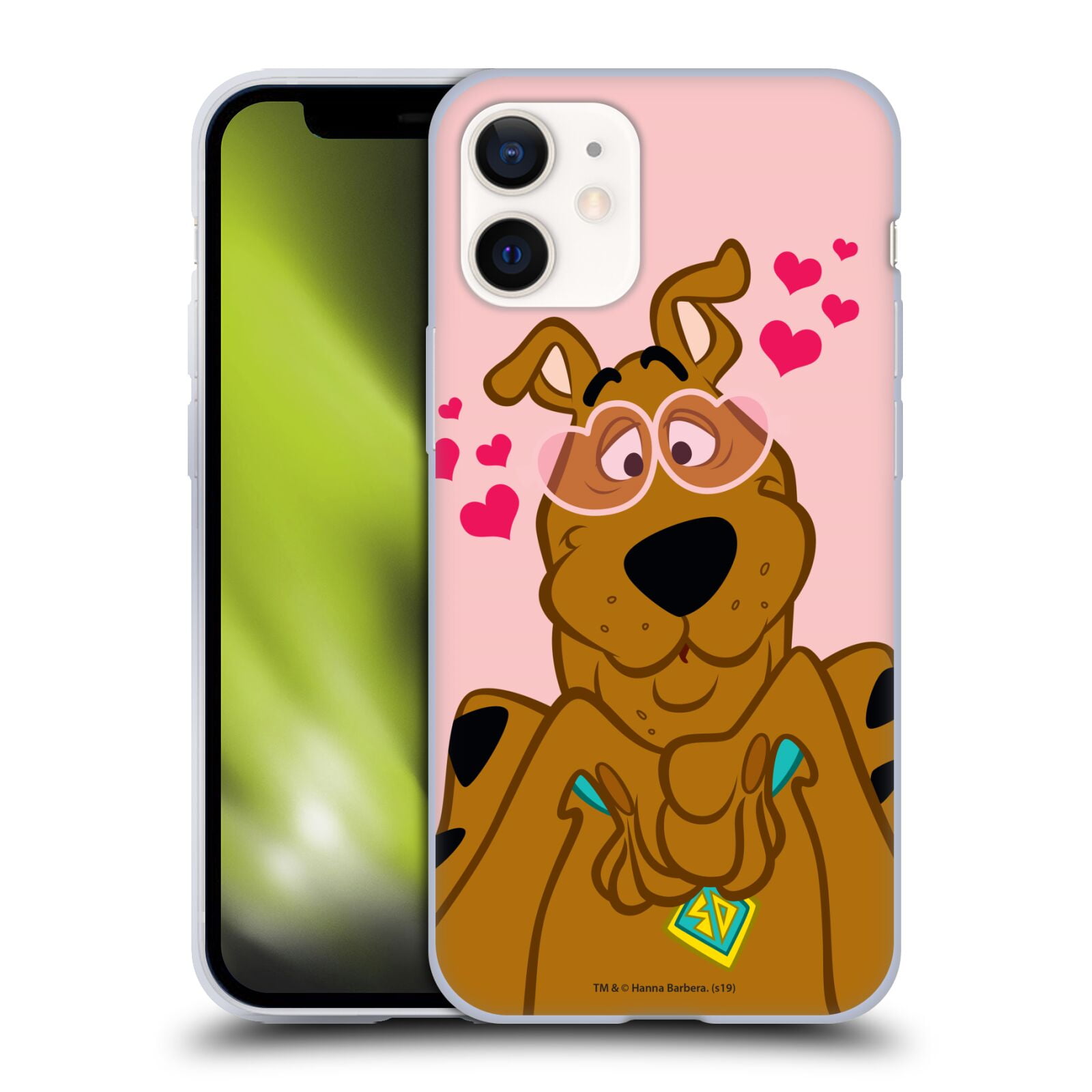 Head Case Designs Officially Licensed Scooby-Doo Seasons Scooby Love Soft Gel Case Compatible with Apple iPhone 12 Mini