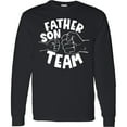 thumbnail image 3 of Inktastic Father's Day Father Son Team Parent Child Fist Bump Long Sleeve T-Shirt, 3 of 5
