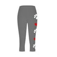 thumbnail image 4 of BVOFAR High Waisted Gym Leggings for Women 2025 Heart Dog Paws Print Yoga Pants Casual Comfy Legging, 4 of 4