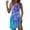 (Type 14)Multicolor, variant on Otvok Women's Mini Dresses Sleeveless Tank Dress Keyhole Neck Loose A Line Irregular Hem Holiday Summer Sundress